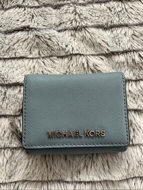 Michael Kors Compact Wallet, Blue